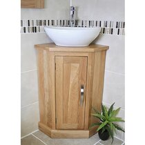 Corner under deals sink cabinet freestanding